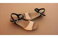 BioWorld Footwear Sandaal Paris - Black & Beige