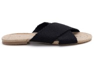Cross Sandal - Black