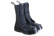 VST 12 Eyelet Zip Boot - Black