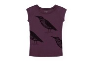 Songbird Stroll Raglan Shirt - Eggplant