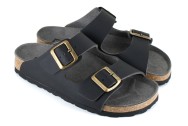 Two Strap Sandal - Black