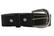 Ethical Wares Style B - Lorica Belt, 3.5 cm Silver buckle