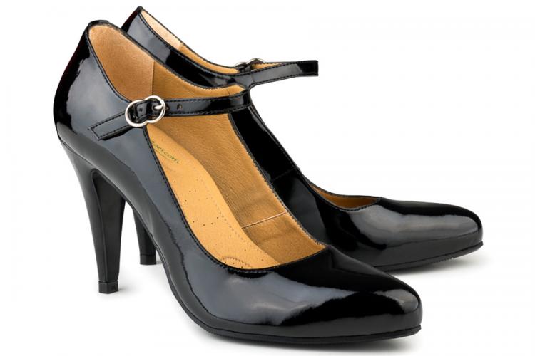 Eco Vegan Shoes Hellen high heels - Black