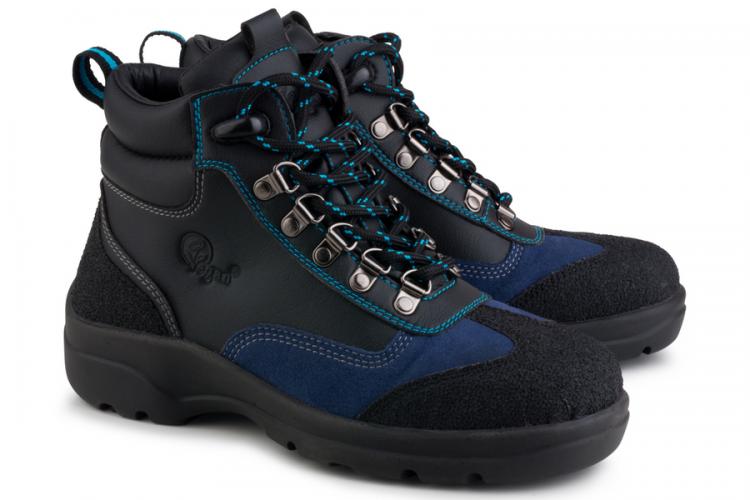 Eco Vegan Shoes ATP hiker waterproof - black-blue