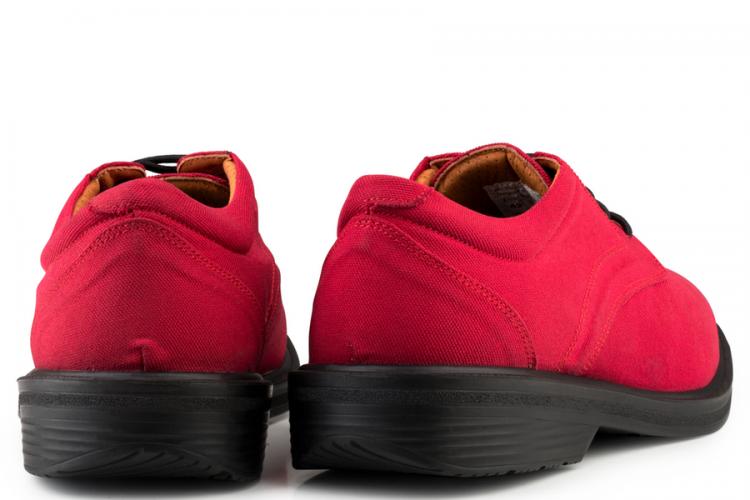 Eco Vegan Shoes London walker - Rood