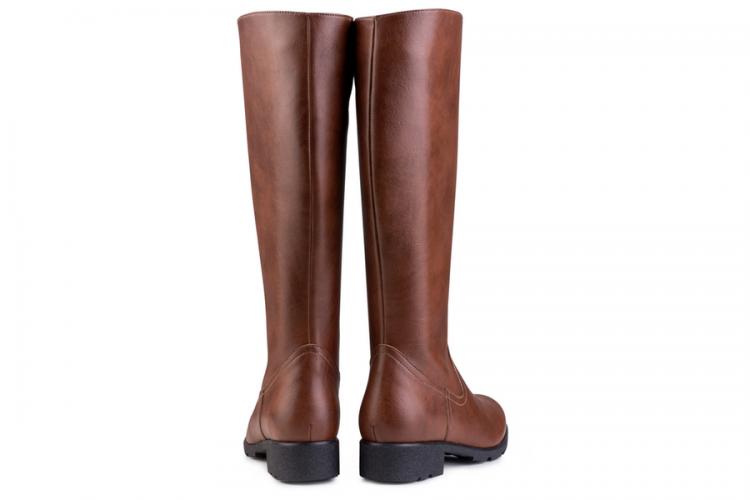 Eco Vegan Shoes Knee boot - Brown