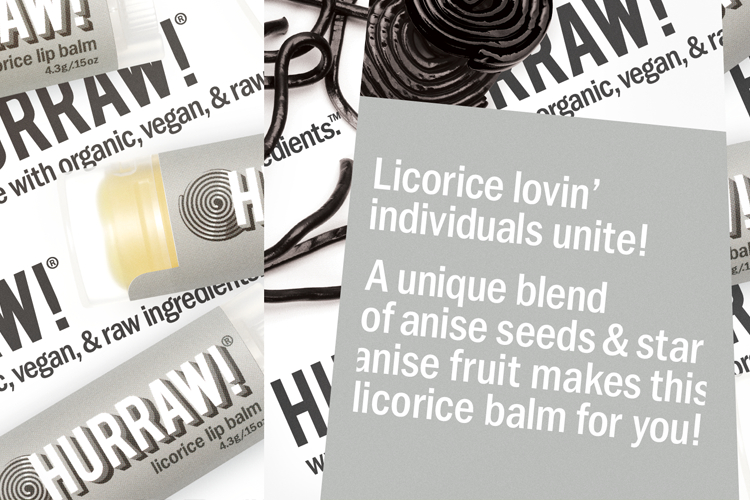 HURRAW! Lip Balm - Licorice