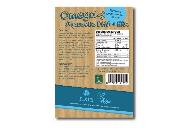 Testa Omega 3 - 60 capsules