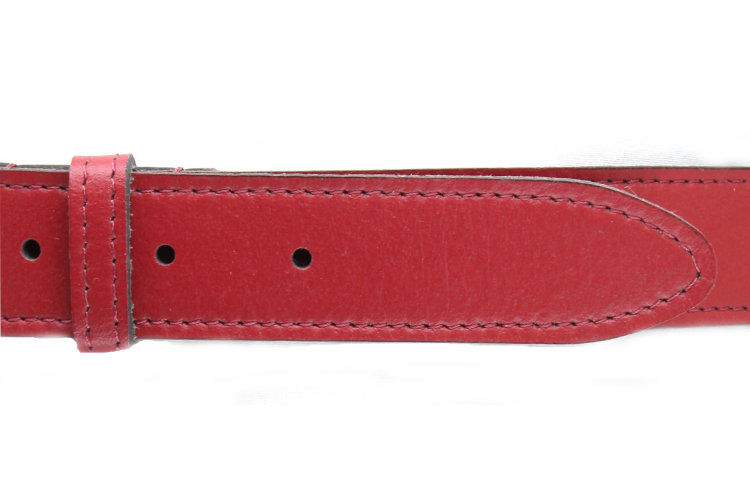 Vegetarian Shoes Town Belt - Red