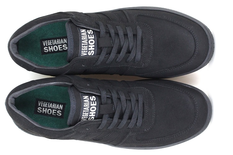 Vegetarian Shoes Veg Supreme Dream Fake Suede - Black