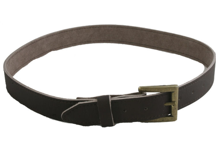 Ethical Wares Style D - Lorica Riem - bruin, Koperkleurige gesp