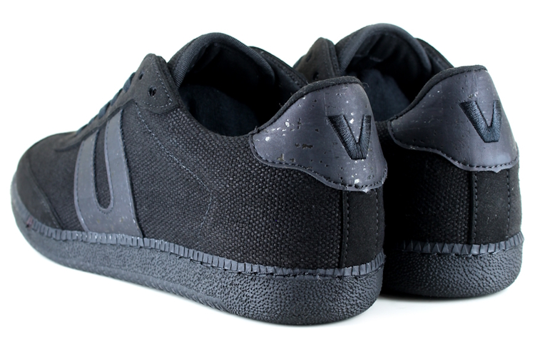 Vegetarian Shoes Cheatah Hemp Cork - Black