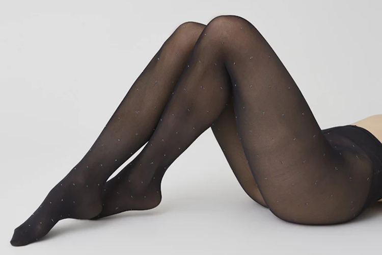 Swedish Stockings Panty Filippa Dots - Black