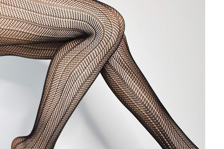 Swedish Stockings Panty Astrid Fishnet - Black