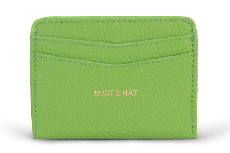 Matt & Nat Cardholder Grain Junya - Peppermint