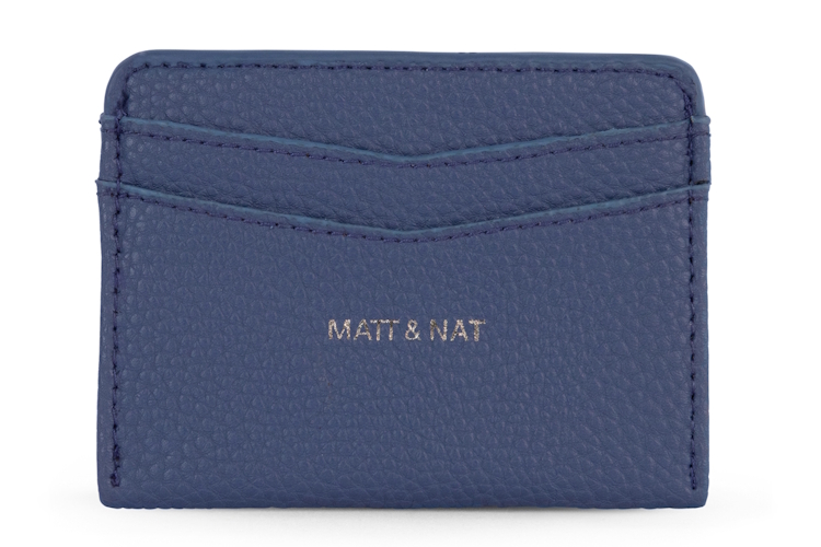 Matt & Nat Cardholder Grain Junya - Blueberry