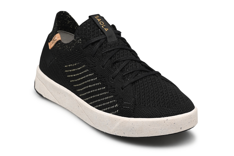 Saola Cannon Knit 3 W - Black / Gold