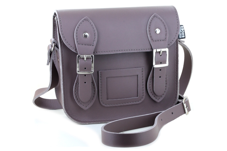 Vegetarian Shoes Tas - Mini Satchel - Mid Brown
