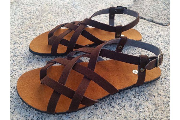 BioWorld Footwear Barefoot Sandaal Adriano - Suede Brown