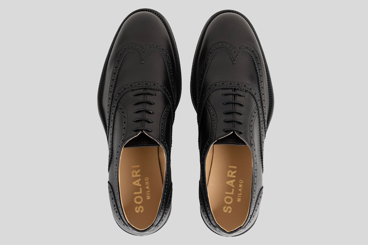 Solari Milano Oxford Brogue Man - Black