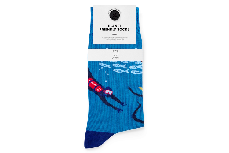 A-dam Sokken Blue Underwater