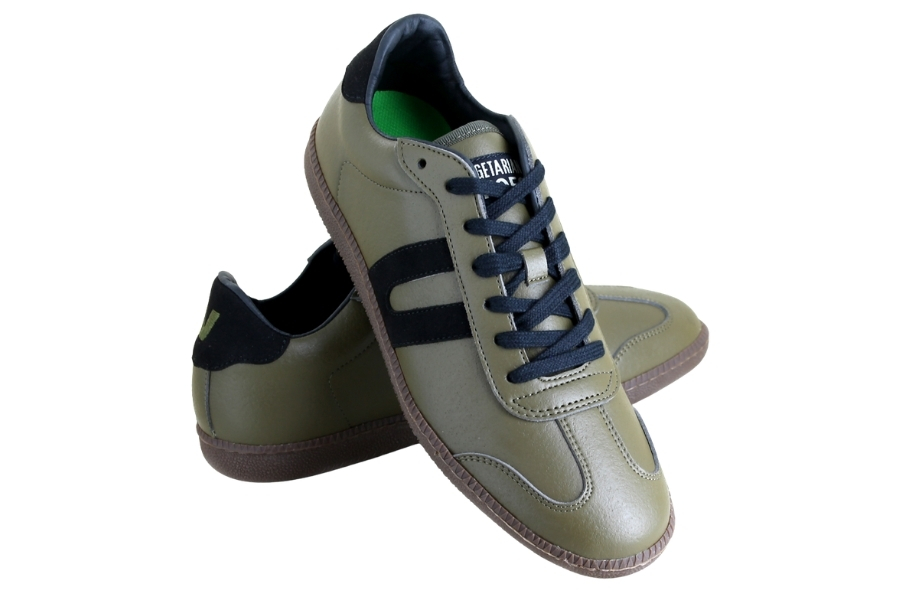 Vegetarian Shoes Cheatah - Olive/Black