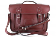 Vegetarian Shoes Bag - Cycle Satchel - Cherry Red