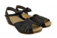 BioWorld Footwear Malaga Sandal - Black