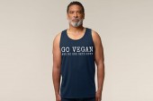 VEGA-LIFE Go Vegan Heren Tank Top - French Navy