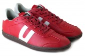 Vegetarian Shoes Cheatah - Red / Off White