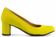 Eco Vegan Shoes Anna pump - Lime