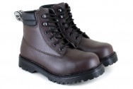 Vegetarian Shoes Euro Safety Boot - Brown