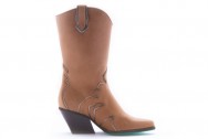 A Perfect Jane Laura High Boot - Brown Plain