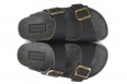 Vegetarian Shoes Two Strap Sandaal Zwart