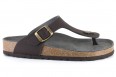 Vegetarian Shoes Toe Post Sandaal - Bruin
