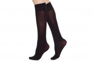 Swedish Stockings Ingrid Knee High - Black