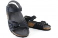 Vegetarian Shoes Paros Sandal - Black