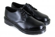 Vegetarian Shoes Airseal 3 Eye Shoe Smooth - Black