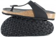 Vegetarian Shoes Toe Post Sandal - Zwart