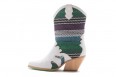A Perfect Jane Ibiza Limited High Boots - White / Multicolor