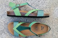 BioWorld Footwear Fiesta Sandal - 3 Greens